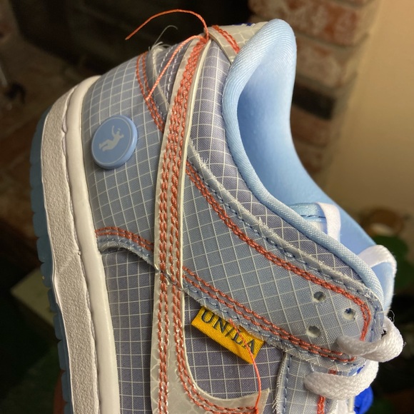Union LA x Nike Dunk Low Blue MENS 4.5 DJ9649-400 - Picture 11 of 11